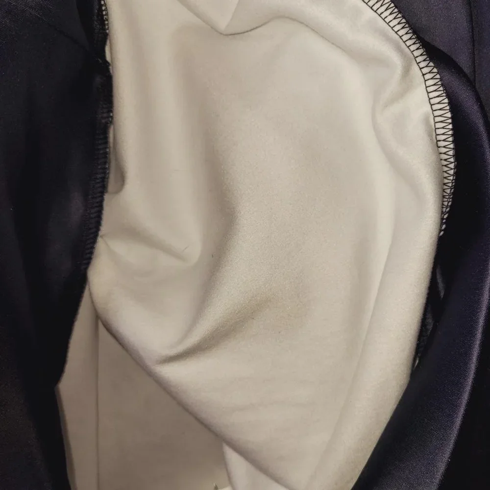 San Diego Padres Mock Crew Satin Sheen Spandex Shirt Women Size S - Picture 4 of 7